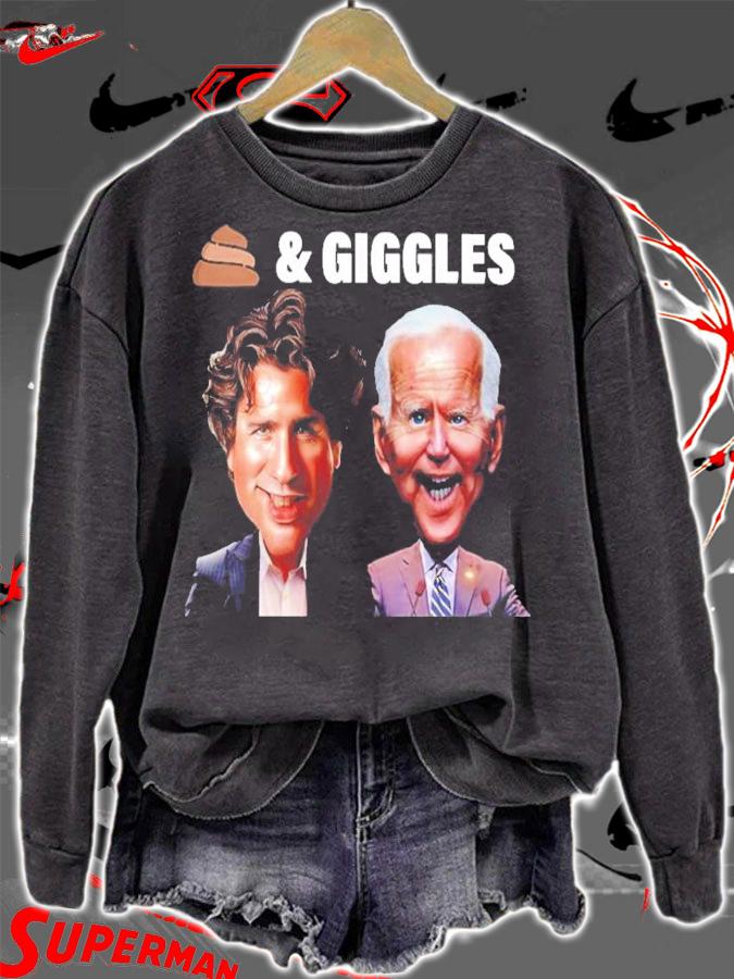 Joe Biden Shit And Giggles Shirt sweatshirt