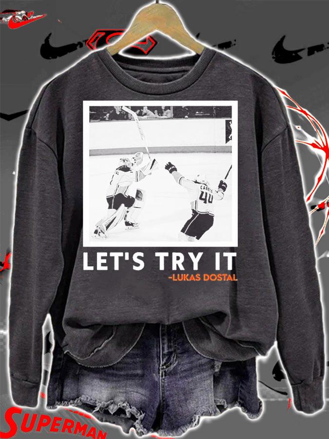 Lets Try It Lukas Dostal T-Shirt sweatshirt