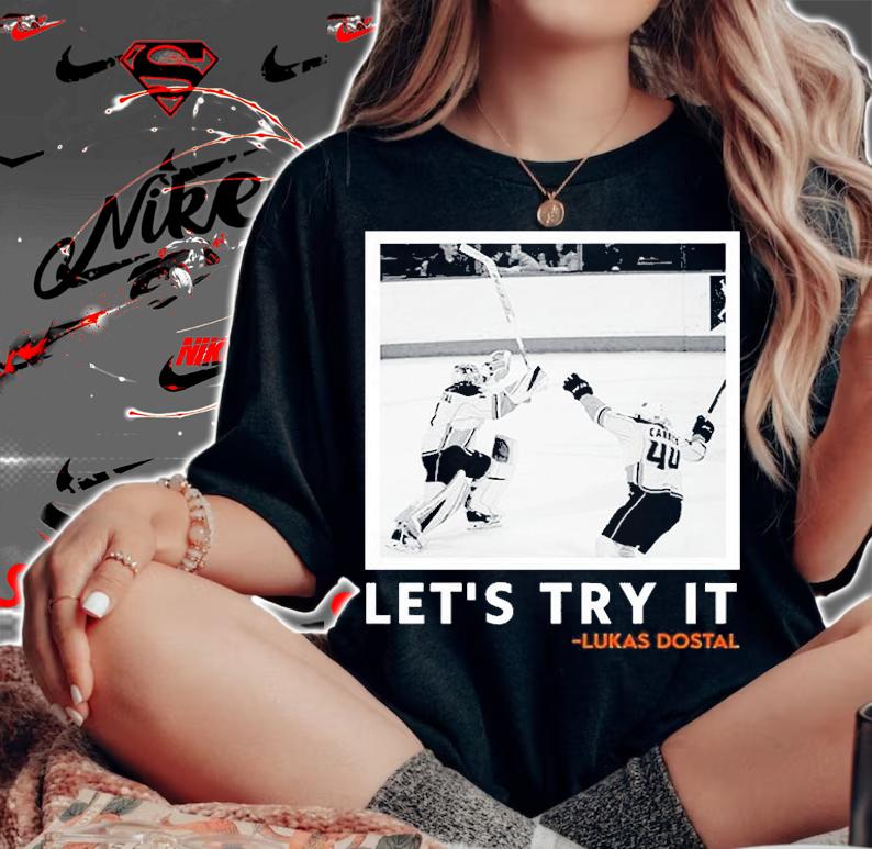 Lets Try It Lukas Dostal T-Shirt woman shirt