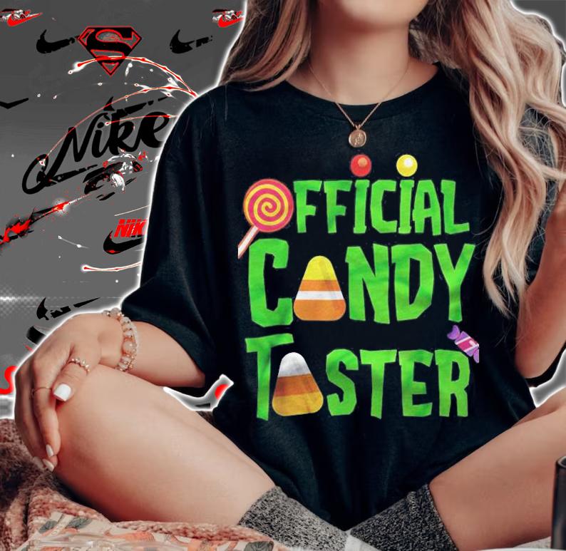 Official Candy Taster Halloween Shirt woman shirt