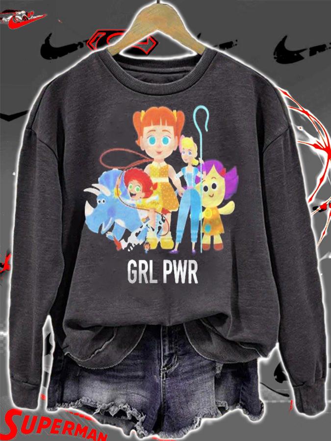 Pixar Toy Story 4 Grl Pwr Stylized Shirt sweatshirt