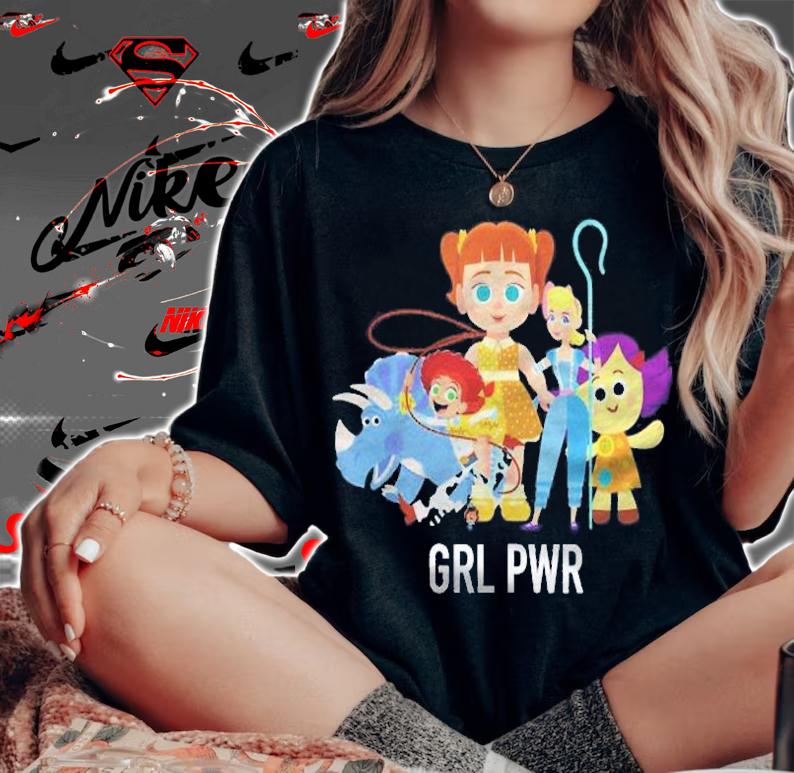 Pixar Toy Story 4 Grl Pwr Stylized Shirt woman shirt
