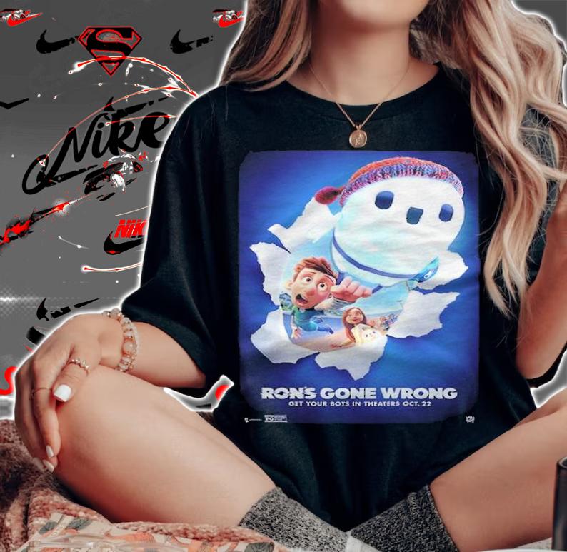 Ron's Gone Wrong 2021 Ron Catching Bbot Shirt woman shirt