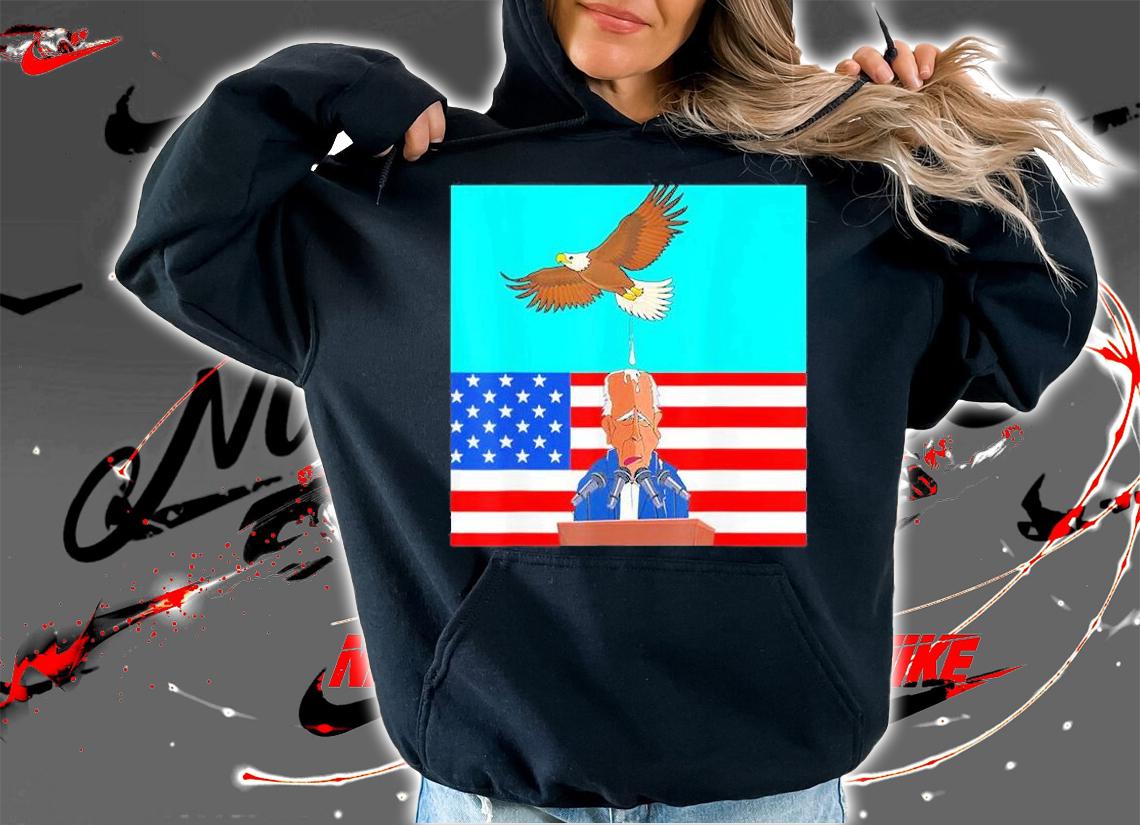 The Birds Dont Even Like Biden Joe Biden Bird Poop T-Shirt