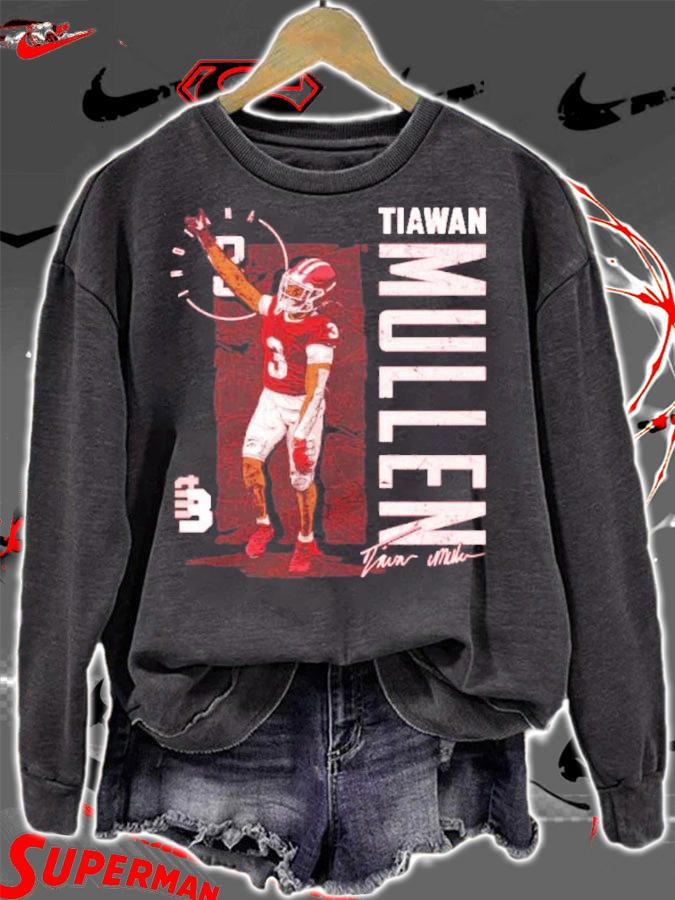 Tiawan Mullen College Indiana Football Signatures Shirt sweatshirt