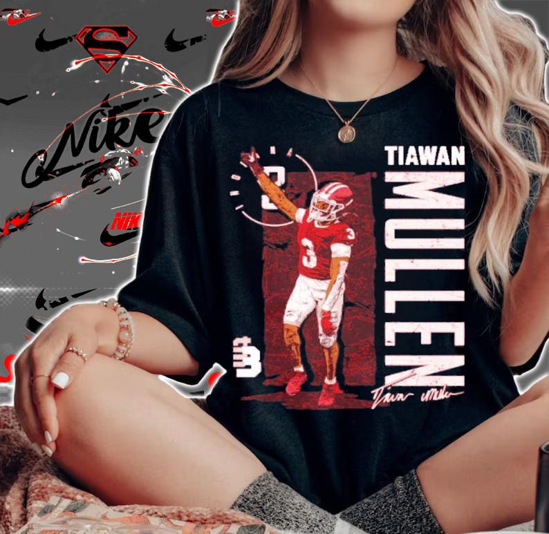 Tiawan Mullen College Indiana Football Signatures Shirt woman shirt