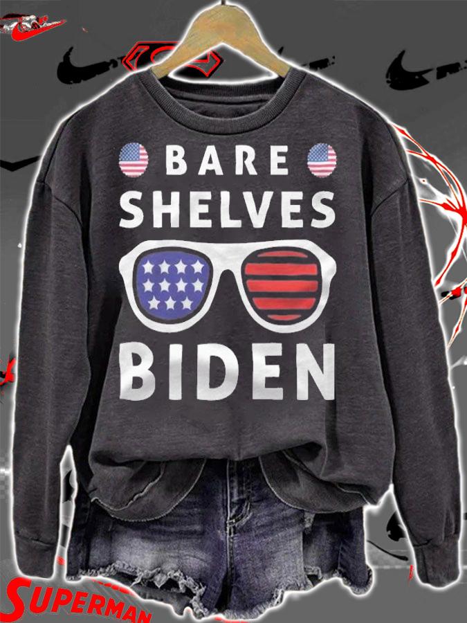 Trending anti Biden Bare Shelves Biden Anti President T-Shirt sweatshirt