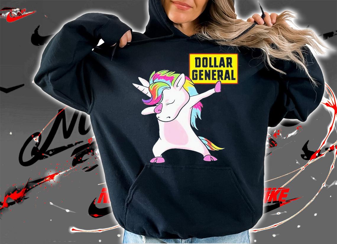 Unicorn Dabbing Dollar General T-Shirt hoodie