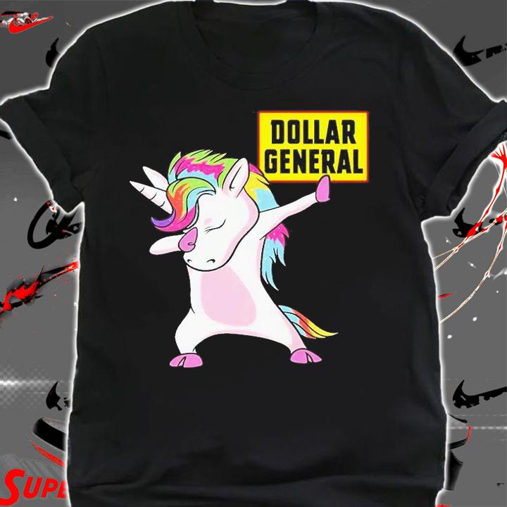 Unicorn Dabbing Dollar General T-Shirt shirt