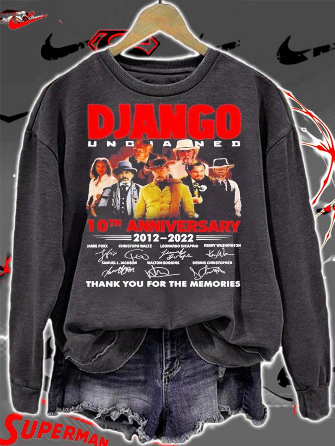 Django Unchained 10th anniversary 2012-2022 signatures shirt sweatshirt