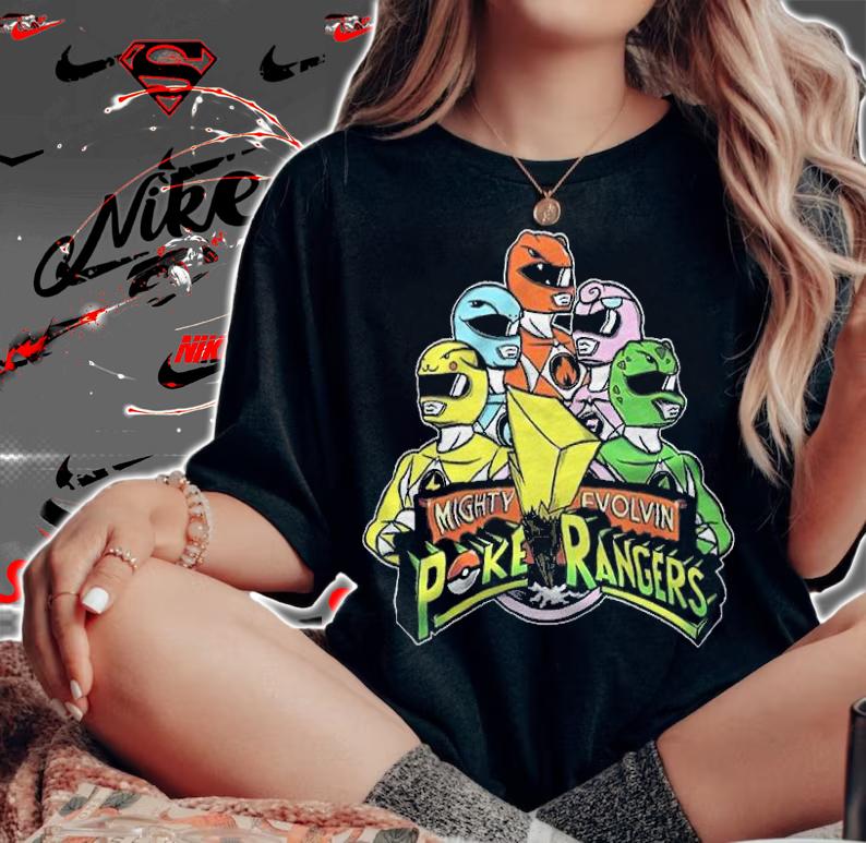 Mighty Evolvin' Poke Rangers Shirt woman shirt