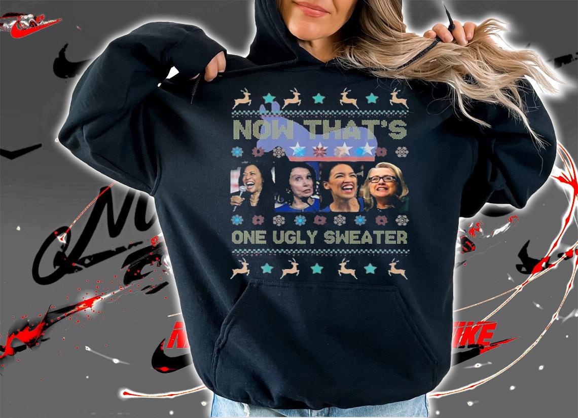 Now That's One Ugly Sweater Harris Biden Christmas T-Shirt hoodie