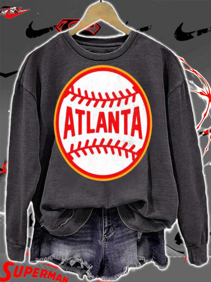 Vintage Atlanta Baseball Stitches T-Shirt sweatshirt