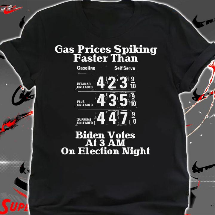 Funny Biden High Gas Price Owes Gas Money Vote Bradon T-Shirt shirt