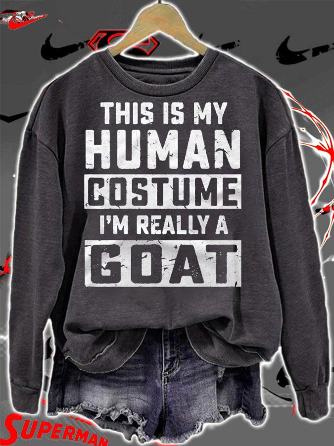 Halloween Costume Goat Animals Men Women Boys Girls Kids shirt