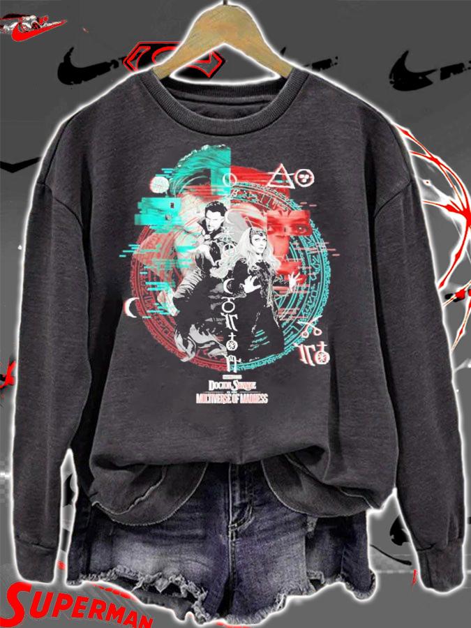 Doctor Strange In The Multiverse Of Madness Strange And Scarlet Comic Shirt sweatshirt