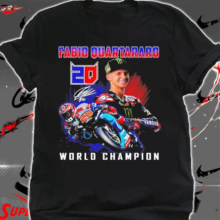 Fabio Quartararo World Champion signature shirt shirt