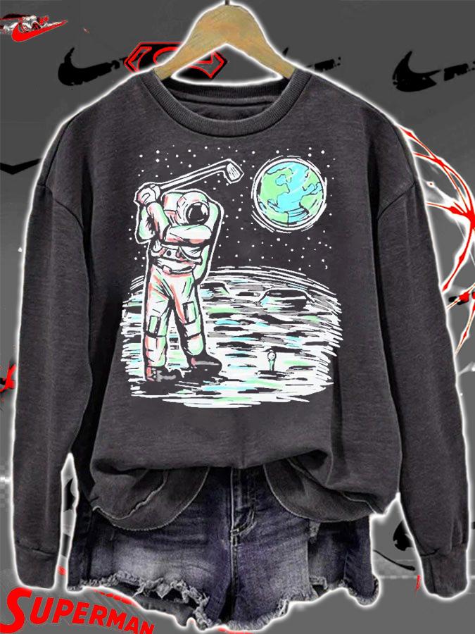 Fore Play X Kfc Radio Man On The Moon Swing T-Shirt sweatshirt