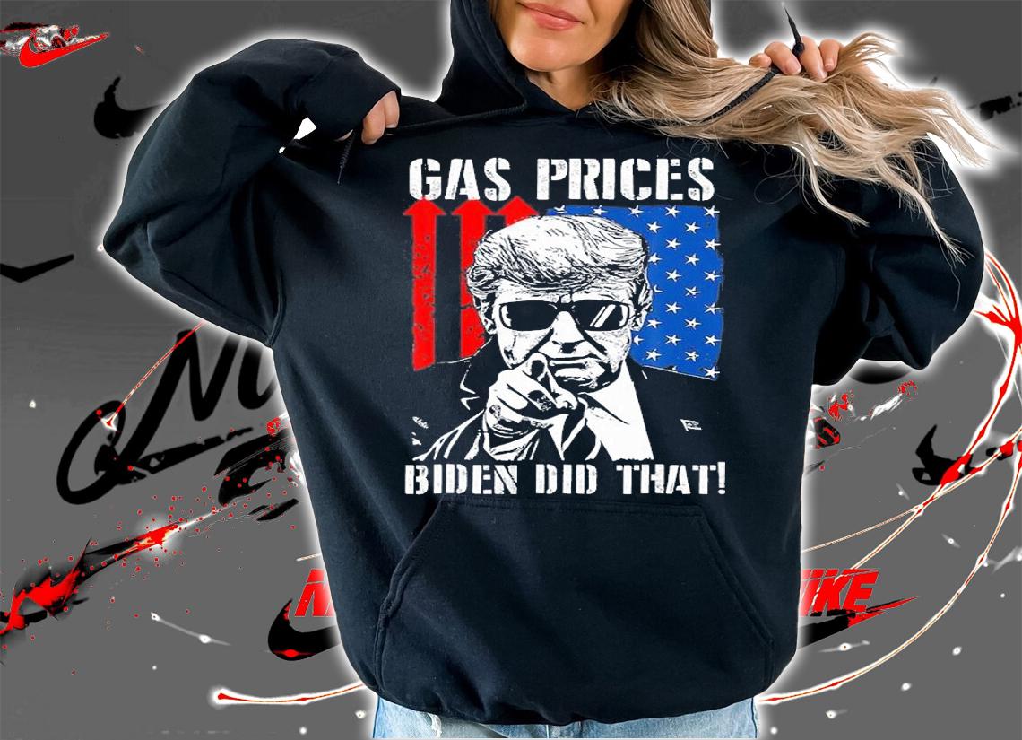 Gas Prices Are Going Up Faster Than Biden Votes USA Flag T-Shirt
