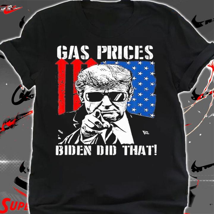 Gas Prices Are Going Up Faster Than Biden Votes USA Flag T-Shirt