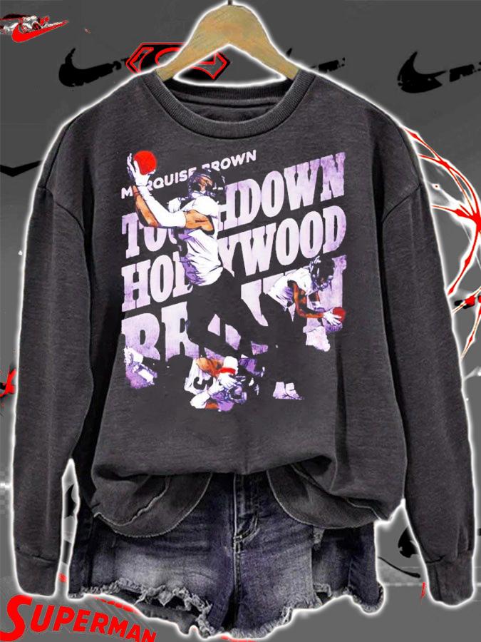 Marquise Brown Hollywood Touchdown shirt sweatshirt
