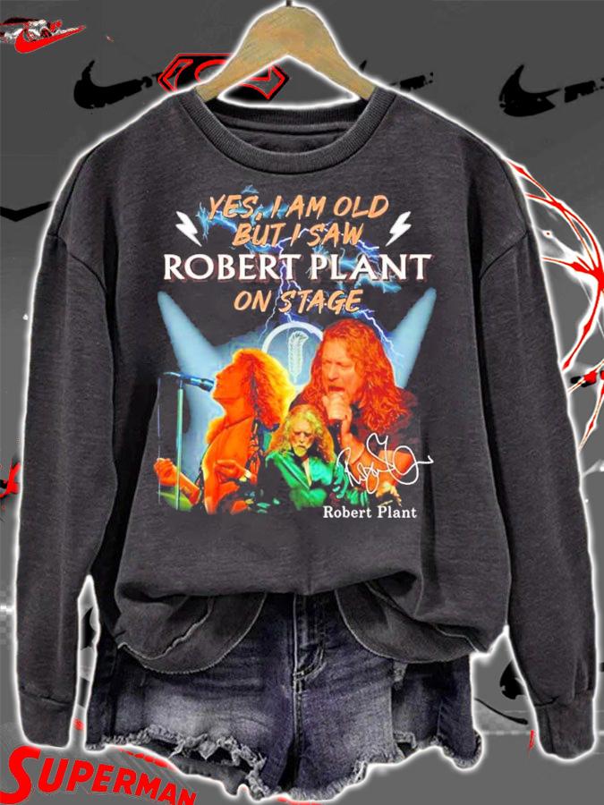 Official Yes I Am Old But I Saw Robert Plant On Stage Signatures Shirt sweatshirt