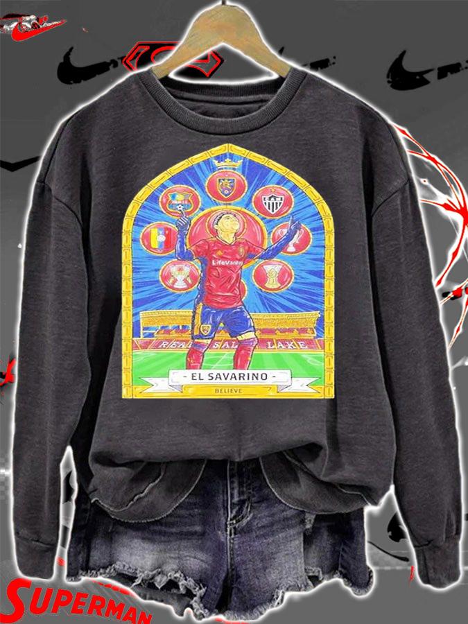 Real Salt Lake El Savarino Believe T-Shirt sweatshirt