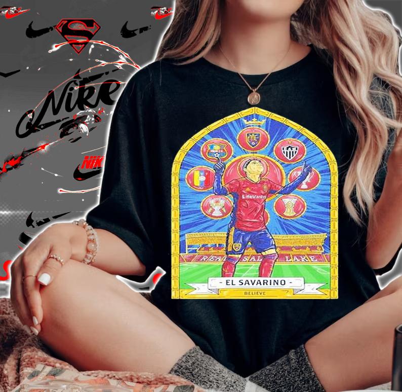 Real Salt Lake El Savarino Believe T-Shirt woman shirt