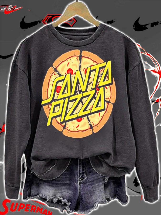 Santa Pizza Shirt sweatshirt