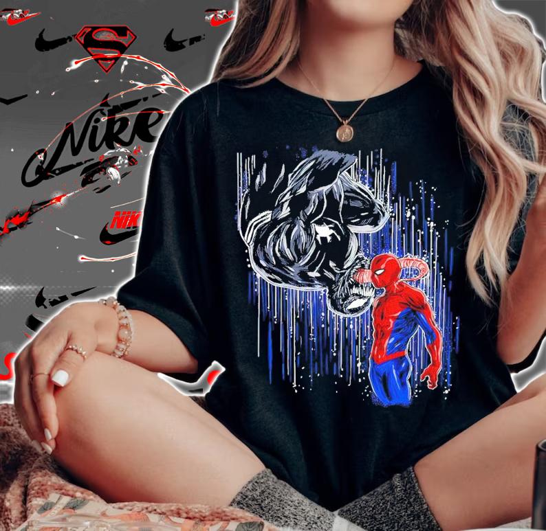 Surprise Spider-Man Venom Shirt woman shirt