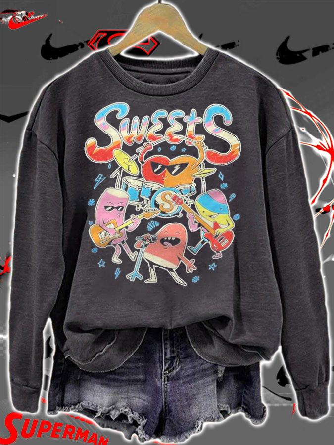 Sweets music shirt sweatshirt