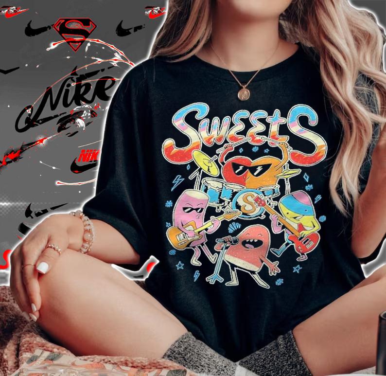 Sweets music shirt woman shirt