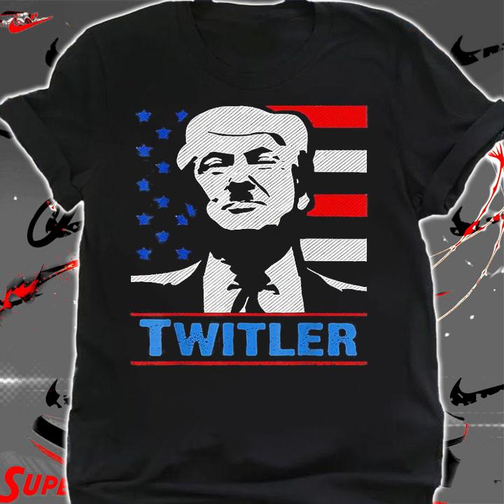 TWITLER Anti Trump USA Flag T-Shirt