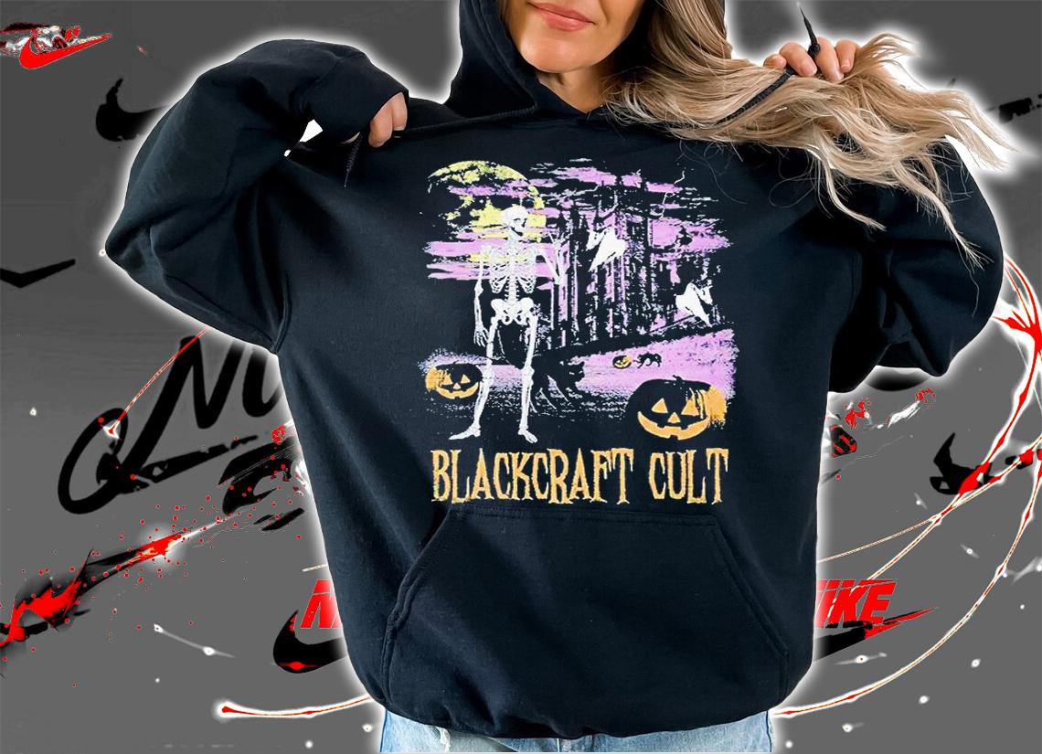 Blackcraft Cult Skeleton Halloween T-shirt