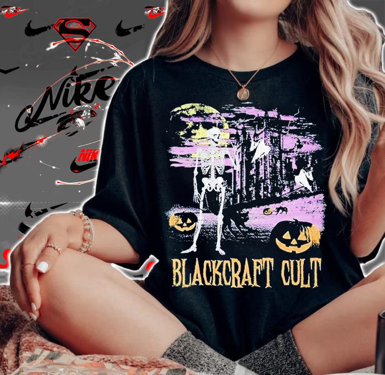 Blackcraft Cult Skeleton Halloween T-shirt