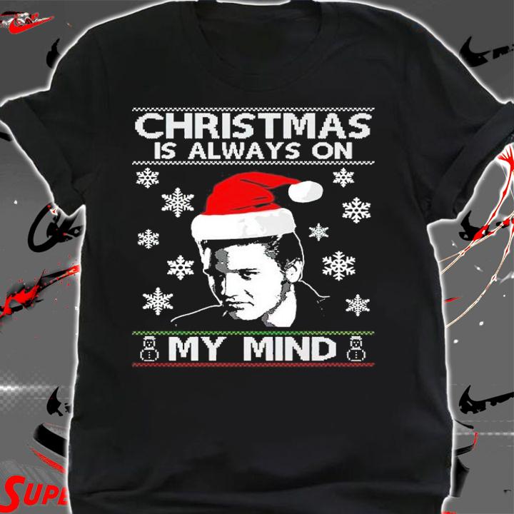 Elvis Presley Santa Christmas Is Always On My Mind Shirt shirt