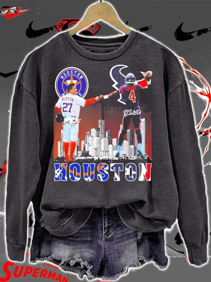 Houston Altuve vs Watson signature t-shirt sweatshirt