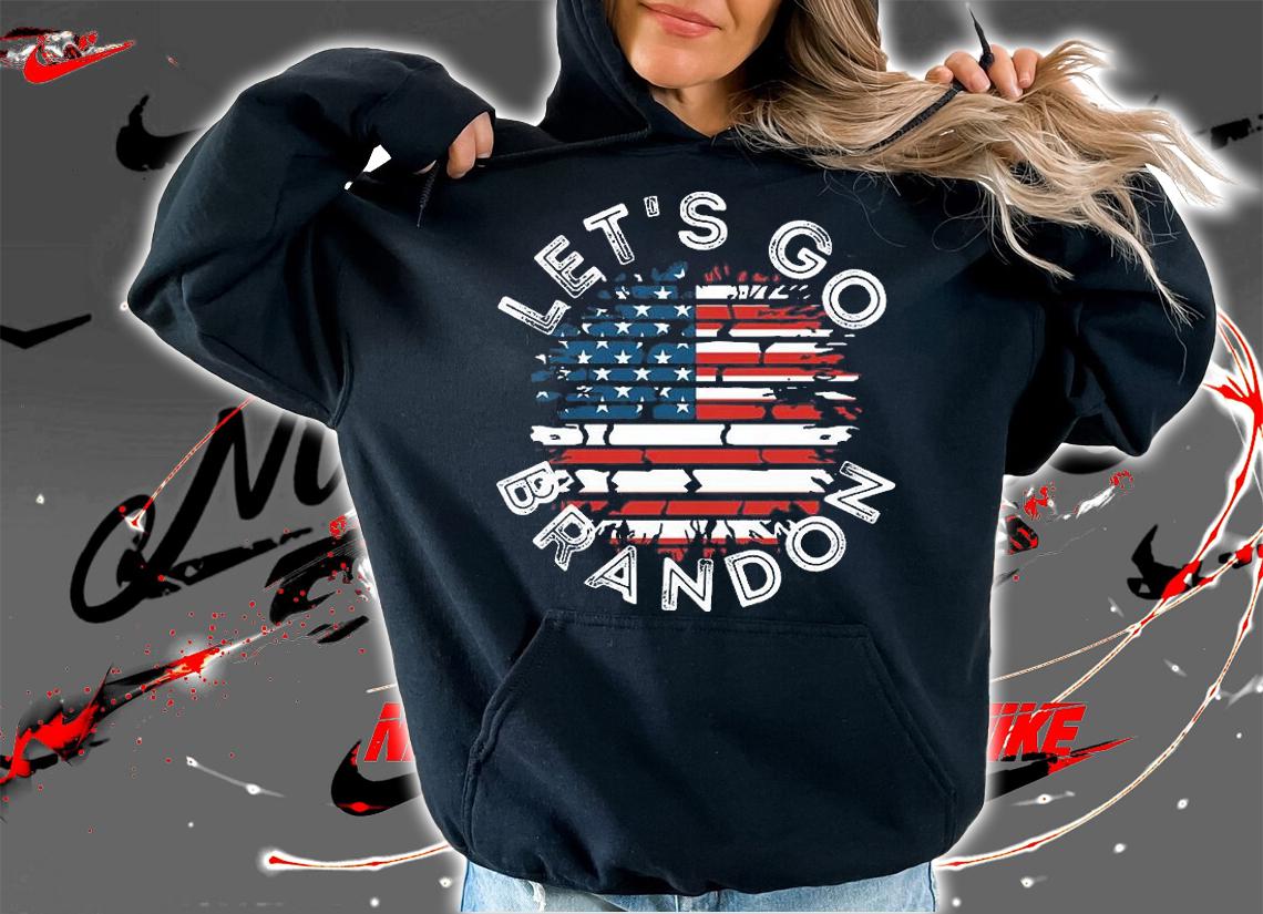 Let's Go Brandon Liberal impeach Scratch Flags T-Shirt hoodie