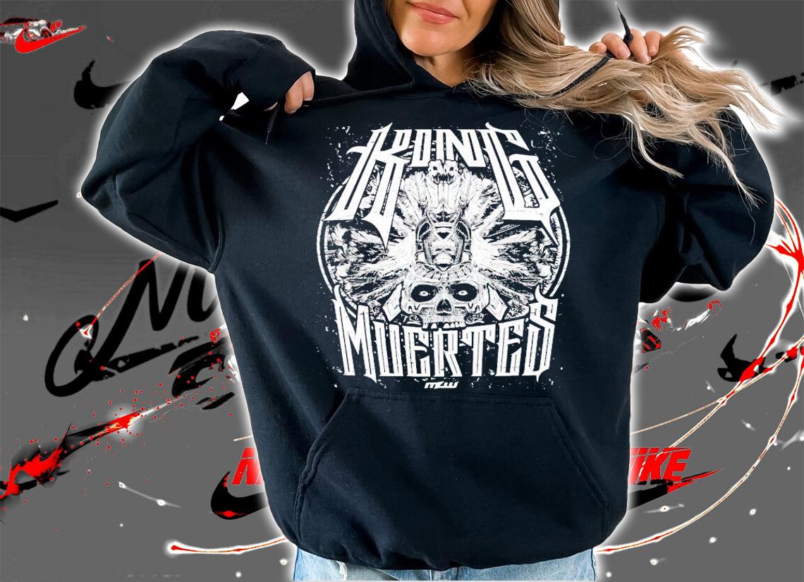 MLW King Muertes Skull shirt hoodie