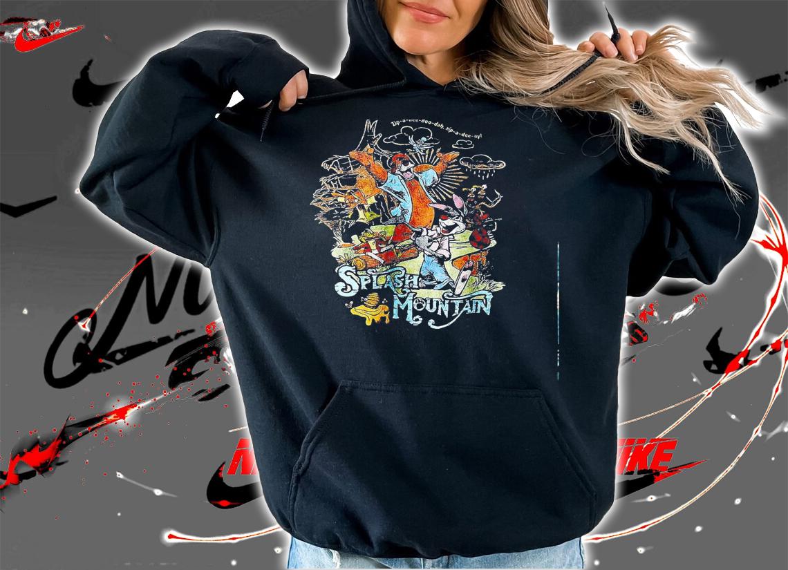 Splash Mountain Walt Disney Wo Princess and the Frog Zip shirt hoodie