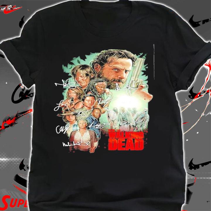 AMC The Walking Dead Zombies signature shirt shirt