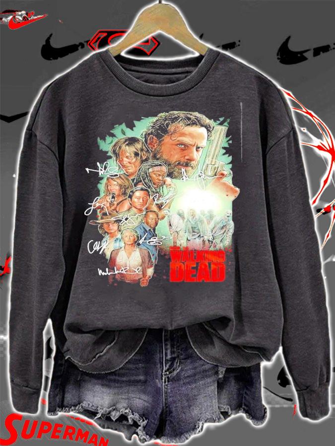 AMC The Walking Dead Zombies signature shirt sweatshirt