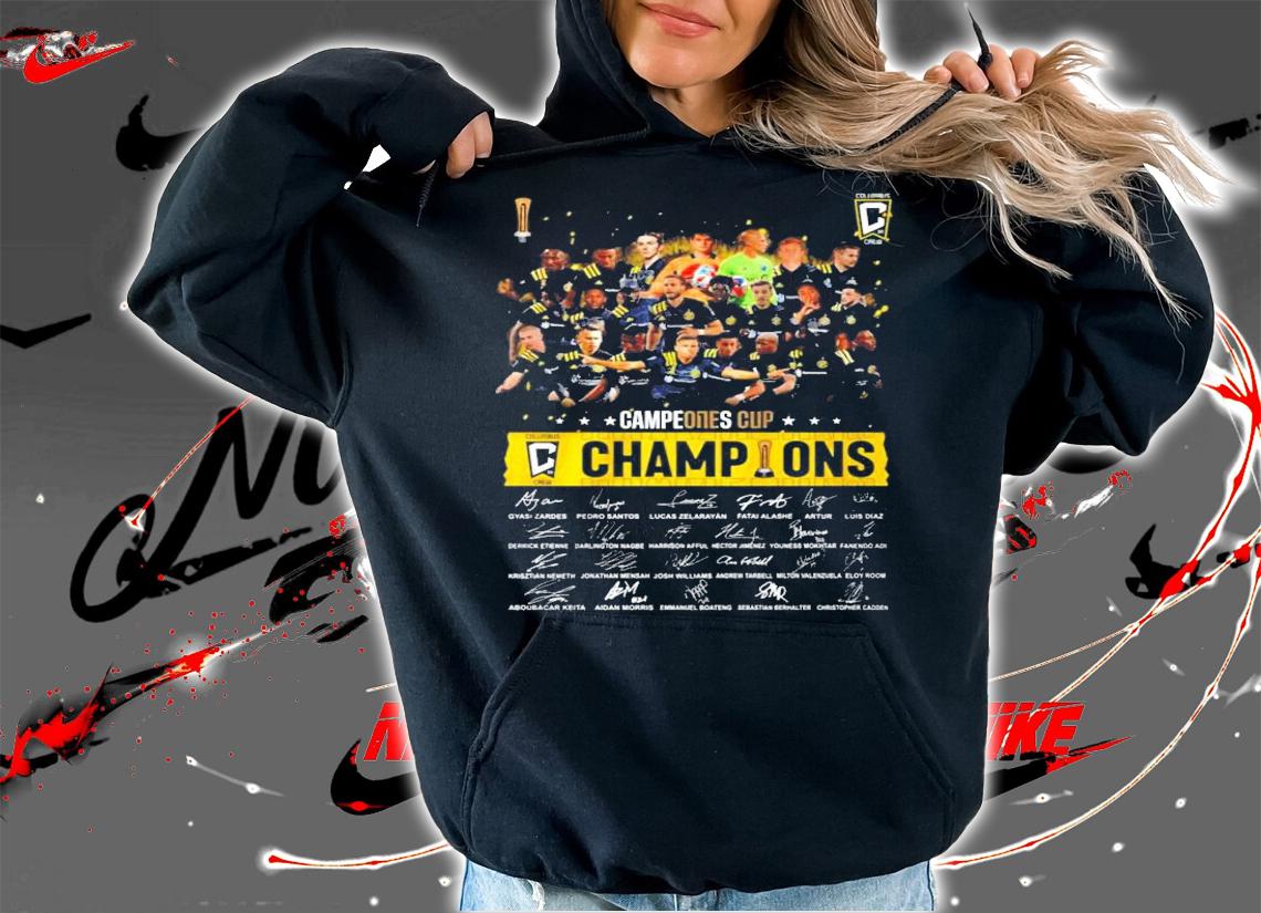 Campeones Cup Champions signatures shirt