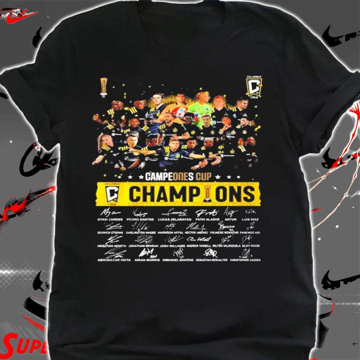 Campeones Cup Champions signatures shirt