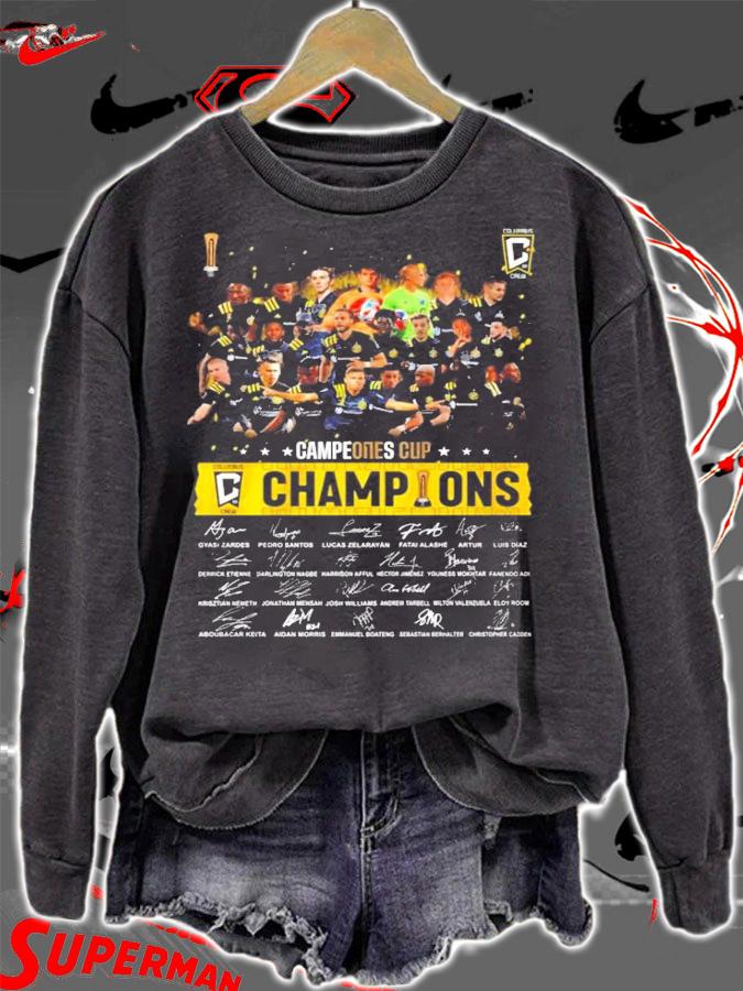 Campeones Cup Champions signatures shirt