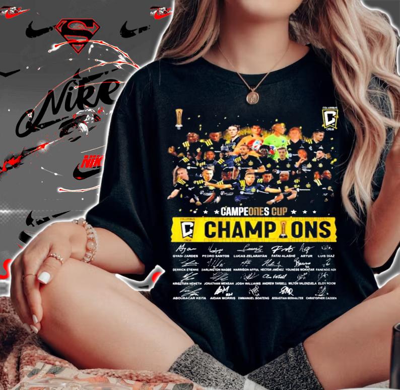 Campeones Cup Champions signatures shirt