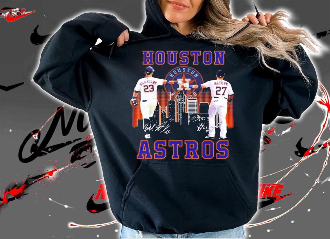 Houston Astros Brantley vs Altuve signatures shirt hoodie