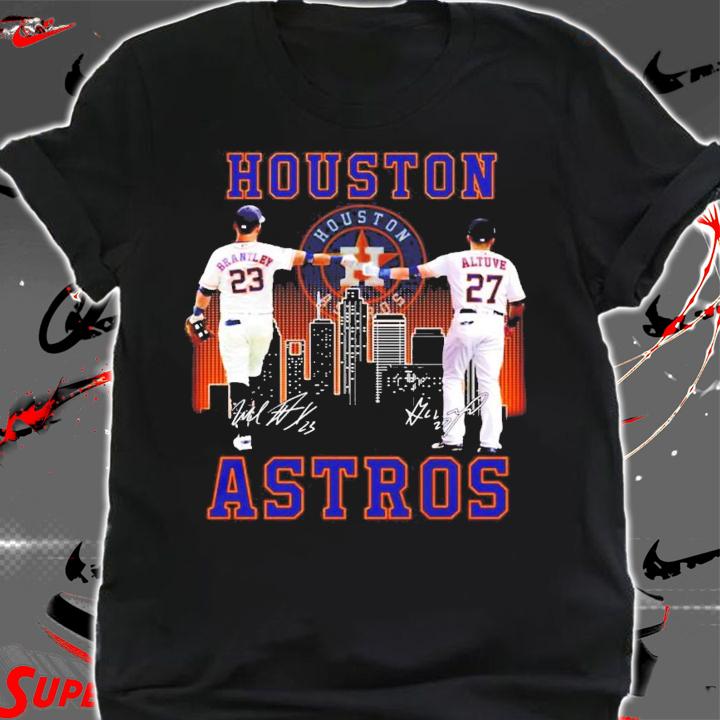 Houston Astros Brantley vs Altuve signatures shirt shirt