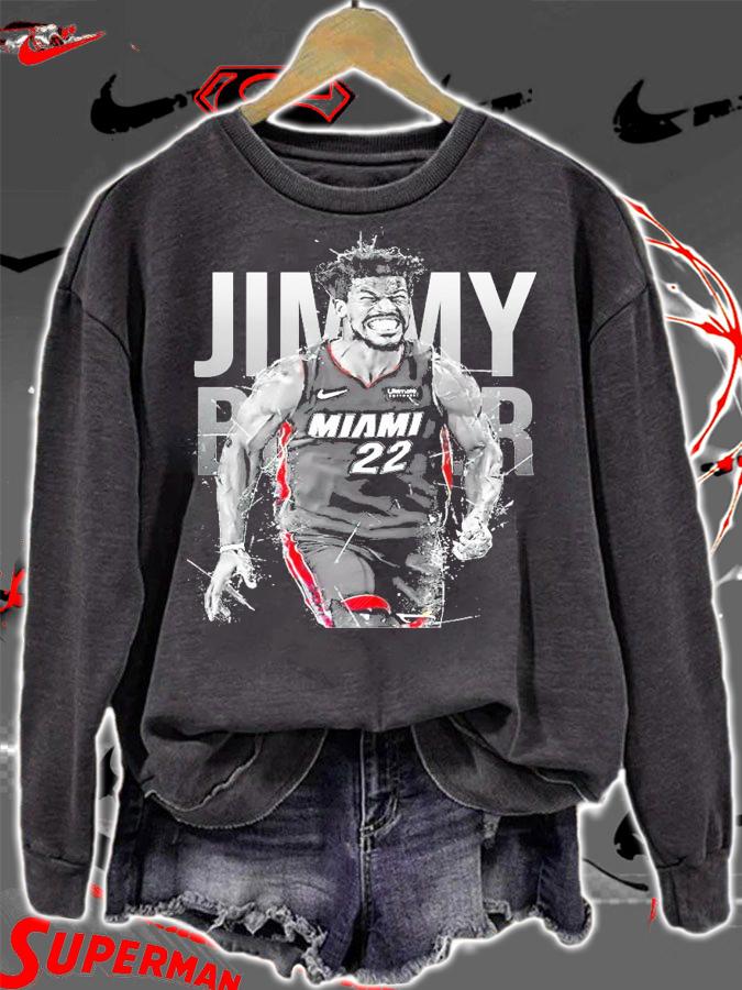 Jimmy Butler Miami Heat number 22 signature shirt sweatshirt