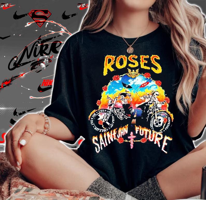 Roses Saint Jhn Future T-shirt woman shirt